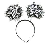 2023 Diademas de Año Nuevo con lentejuelas y estrella para el cabello, diadema antideslizante para lavar la cara, maquillaje, accesorios para el cabello
