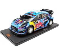 2023 Ford Puma Rally1 Nº7 Loubet/Gilsoul Rally Suecia 1:18 IXO Models 18RMC154B.