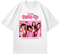 2023 G I-DLE IAM Free-ty ManWomen Harajuku T-Shirt Round Neck Short Sleeve Casual Unisex Streetwear Cotton Top White