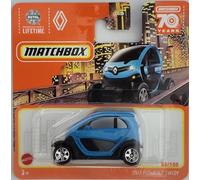 2023 Matchbox 2022 Renault Twizy Blue 82/100 (tarjeta corta) HLC61