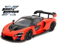 2023 McLaren Senna Deckard Shaws Fast X (Fast & Furious 10) Naranja 1:24 Jada To