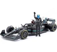 2023 Mercedes-AMG Petronas W14 Fórmula 1 Nº63 George Russell + Figura del Piloto