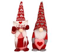 2023 Muñeca de San Valentín sin rostro, muñeca a cuadros, decoración del día sin rostro, decoración de muñeca de San Valentín, muñeca a cuadros, decoración y cuelga (a, talla única)