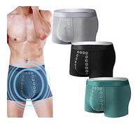 2023 New Energy Field Therapy - Ropa interior para hombre, EFT Energy Field Therapy, bragas energéticas para terapia magnética (3 piezas S-D, XL)