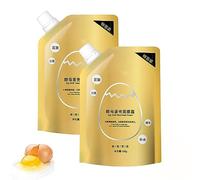 2023 Nueva cáscara de huevo Mascarilla facial de levadura Esencia de huevo Mascarilla Hidratante Iluminador Nutritiva Aprieta Poros Mascarilla facial de levadura Antienvejecimiento Peel off Mascarilla