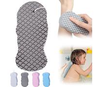 2023 NUEVA Esponja Saca Mugre Del Cuerpo, Esponja para Sacar Mugre De La Piel, Super Soft Body Shower, Super Soft Exfoliating Bath Sponge for Adults Kids (GREY)