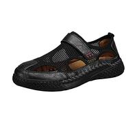 2023 nuevos zapatos de playa grandes a mano para exteriores de tendencia versátil transpirable de verano para hombres, sandalias de malla hueca Zapatillas Hombre Abiertas
