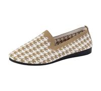 2023 Otoño Europa y Estados Unidos Comercio Exterior Zapatos Planos Solos Zapatos Casual Viento Deportivos con Boca Profunda, Caqui., 40 EU