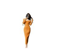 2023 Otoño Invierno suéter Vestido de Mujer Cuello en V Cruzado Sexy Vestido de Punto de Manga Larga Moda Coreana Vestido Midi de Mujer