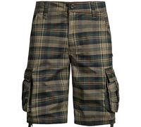 2023 Pantalones Corto Hombre Verano Casual Moda Trabajo Pantalones Impresión a Cuadros Pants Deporte Jogging Fitness Chandal Hombre Pantalones Trekking Playa Al Aire Libre Multibolsillos Shorts