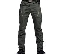 2023 Pantalones Hombre Pantalones de Trekking elástica Resistente Slim fit Multibolsillos Pantalones de Escalada trabajo pantalones Pants impermeables Al aire libre Otoño senderismo Pantalones