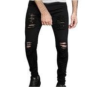2023 Pantalones Vaqueros Hombre Pantalon Rotos otoño Inviernos Pantalone Retro Denim Pantalon Casual Elásticos Slim Fit Pantalón de Mezclilla Moda Vaqueros Rasgados Basic Ajustados Jeans