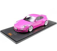 2023 Porsche 911 (997) RWB Rauh-Welt Rosa Metalizado 1:18 IXO Models 18CMC167.22