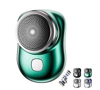 2023 Powerful Storm Shaver for Men - Powerful Storm Shaver, Mini Shaver Portable Electric Shaver, Rechargeable USB Electric Shaver, for Home, Car, Travel (Green)