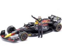 MODELO DE COCHE ESTÁTICO BURAGO RED BULL F1 RB19 FIGURAS PEREZ 2023 ESCALA 1/24