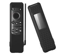 2023 Samsung Smart TV Solar Remote BN59-01432 BN59-01436B BN59-01392B TM2360E TM2360F Funda Protectora de Silicona con cordón (Negro)