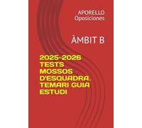 2024-2025 TESTS MOSSOS D'ESQUADRA. TEMARI OFICIAL: ÀMBIT B