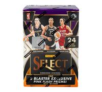 2024-25 Panini Select, WNBA - Caja de cartas coleccionables de baloncesto | 24 tarjetas por caja | Premios exclusivos de hielo rosa | Rueda de color persecución, tigre y paralelos finitos negros