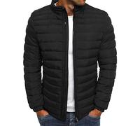2024 Abrigo con capucha Hombre Invierno Chaquetas de Algodón Acolchado Chaqueta cremallera Casual Moda Deportiva Jacket outwear Sudadera plumas caliente Cazadoras Calor Grueso Parka Color Sólido