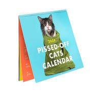 2024 Angry Cat Calendar Fun Wall Art Calendar Pissed Off Cats Home Planner