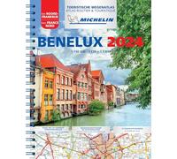 2024 Benelux & North of France - Tourist & Motoring Atlas: wegenatlas Schaal 1 : 150.000 (Atlas Europe)