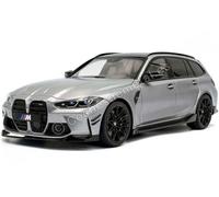 2024 BMW M3 Touring con Piezas de Rendimiento Gris Helado Metalizado 1:18 Solido