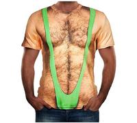 2024 Camiseta de Manga Corta Hombre 3D Músculo impresión Divertido Moda Camisa Casual Verano T-Shirt Cuello Redondo Fiesta Basic Deportivos Tops Original tee Talla Grande Slim Fit