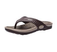 2024 Chanclas Hombre Verano Casual Antideslizante Talla Grande Chanclas Barefoot Caminar Chanclas De Dedo para Hombre Suave y Cómodo para Baños, Spas, Piscinas, Campings
