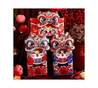 2024 Dragon Year Chinese New Year Fabric Red Envelope Spring Festival Children'S New Year Money Red Envelope C