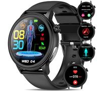 2024 ECG Reloj Inteligente con Ácido Úrico/Lípidos/HRV/ , 1.39" Smartwatch con Detección de BMI/Fatiga/Emociones, 24/7 Presión Arterial, Temperatura Corporal, Sueño Pulsera Actividad
