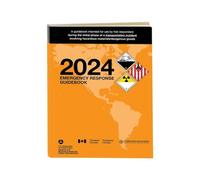 2024 Emergency Response Guidebook (ERG) - English - 4 inch x 5.5 inch (Pocket Size),Softbound Helps Satisfy 49 CFR 172.602 DOT Requirement