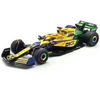 2024 McLaren MCL38 Nº81 Oscar Piastri GP F1 Mónaco 1:43 Bburago 18-38214-P-Senna