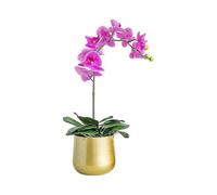 2024 Metal Flower Vase, Round Living Room Decorative Planter Vase, Fake Flower Vase for Home Wall / TV
