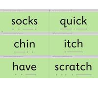 2024 Module Green Word Cards (Read Write Inc. Fresh Start: 2024 Edition)