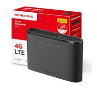 [2024 Neuvo] Mercusys MT110 - Router 4G móvil, 4G Mi-Fi LTE Cat 4 150 Mbps, Batería de 2100 mAh, Conexión hasta 10 Dispositivos, Play y Plug con Tarjeta Nano SIM