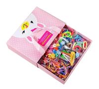 2024 New Colorful Cute Hair Ties Hair Clips Hairband Sets, Soft Scrunchies Hair Ties Elastic Hair Bands Small Rubber Bands Elastic Ponytail Holders for Girls Women (Upgrade-780PcsA)