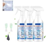 2024 New Defrosting Spray for Fridge Freezer,Fridge Freezer Defrosting Spray,Refrigerator Defrosting Deicer Spray,Refrigerator Cleaner Inside Spray,Quickly Removes Ice Buildup (1, 3pcs)