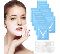 2024 New Double Chin Mask Reusable,Double Chin Mask,Chin Mask,Chin Lift Mask,Lifting and Firming the Face,Hydrating and Anti-aging (10pcs)