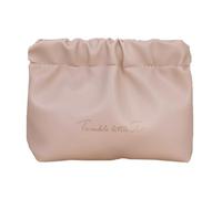 2024 New Eretinputc Makeup Bag, Premium Makeup Bag for Women and Girls, PU Leather Travel Makeup Bag, Large Capacity Toiletry Cosmetic Bag with Divider and Handle (S-Pink)