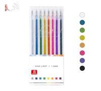2024 New Glitter Gel Pens, Glitter Gel Pen Set for Coloring Books with Refills, Sparkling Ease Sparkly Colored & Neon Pens - for Kids Adult Coloring Books Drawing (#8)