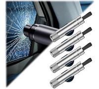 2024 New Safe Hammer, Safe Hammer Car Window, Safe Hammer Car Window Breaker, Safehammer Glass Breaker (4pcs-Sliver)