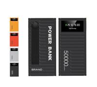 2024 New Super Fast Charging 66w Power Bank, 50,000mAh Ultra-High Capacity Power Bank, Power Bank Fast Charging with LED Display, Powerbank for Outdoors Camping Travel (50000 mAh,Black)