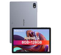 2024 Newest Ulefone Tablet 10.1" Pulgadas Android 14, 8GB RAM + 128GB ROM/TF 1TB, UFS 2.1 Flash, 8-Core Widevine L1/6600mAh/Dual WiFi/5MP+8MP/Face ID,BT 5.0 Gris