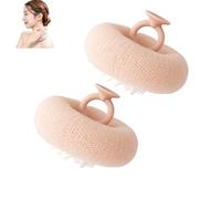 2024 nueva actualización 2 en 1 Bola de baño de girasol, cepillo de limpieza de esponja de baño exfoliante con ventosa, esponjas de ducha para mujeres y hombres (2PCS-b)