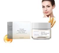 2024 Nueva mascarilla iluminadora de arroz molido y miel Mascarilla exfoliante de arroz molido y miel Mascarilla para el cuidado de los poros y el sebo Mascarilla limpiadora de poros para todo tipo de