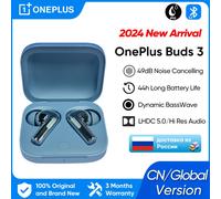 2024 nueva versión Global Oneplus Buds 3 TWS auriculares Bluetooth 49dB cancelación activa de ruido auriculares inalámbricos para Oneplus 12 CN Version Gray