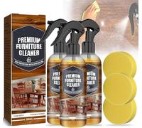2024 Nuevo aerosol de cera de abejas natural Cera de abejas Pulidor y limpiador para muebles Spray para quitar el polvo de cera de abejas Limpiador de muebles premium Haga que sus muebles viejos brill