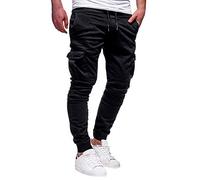 2024 Nuevo Pantalones para Hombre, Pantalones Moda Casual Deportivos Color Sólido Pants Jogging Fitness Gym Slim Fit Pantalones Largos Pantalones con Bolsillos Ropa de Hombre Trekking Hombres