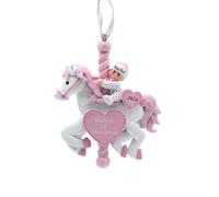 2024 Ornamento personalizado El primer beb navideo NAVILLA CAROUSEL CAROUSEL ARRIMIENTO ORNAMENTO ARTISANAL DECORACIN PERSONALIZADO PERSONALIZACI