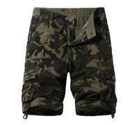 2024 Pantalones Corto Hombres Pantalones Cortos de Camuflaje Tallas Grandes Pantalones Cortos de algodón de Deporte Senderismo Suelto Shorts Verano Moda Casual Corta Pantalones Bermuda